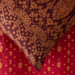 Bettwaesche gold decor rot