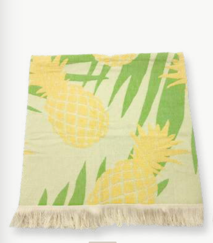 Strandtuch Ananas green