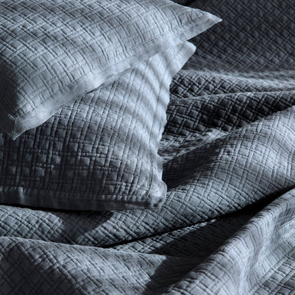 Tagesdecke Adorno blue