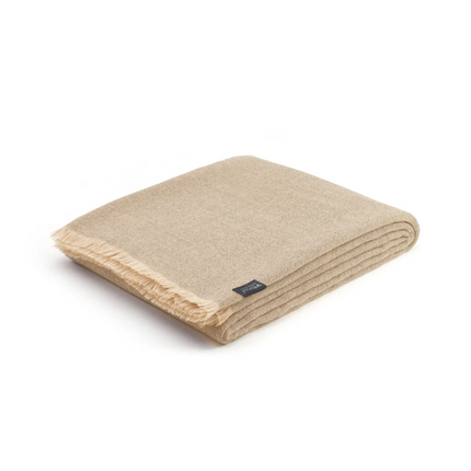 Wohndecek Raya lightbeige weich alpaka
