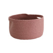 korb mit griffen-Rosa