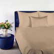 taupe_ Percal Bettwaesche