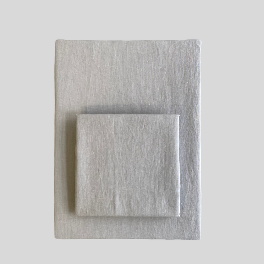 Bettwaesche Linen Silver
