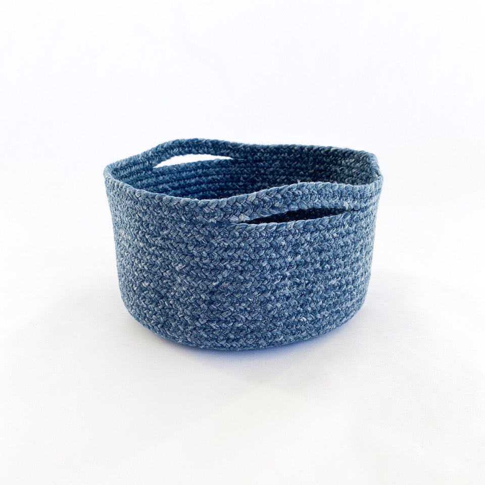 Korb klein-blau