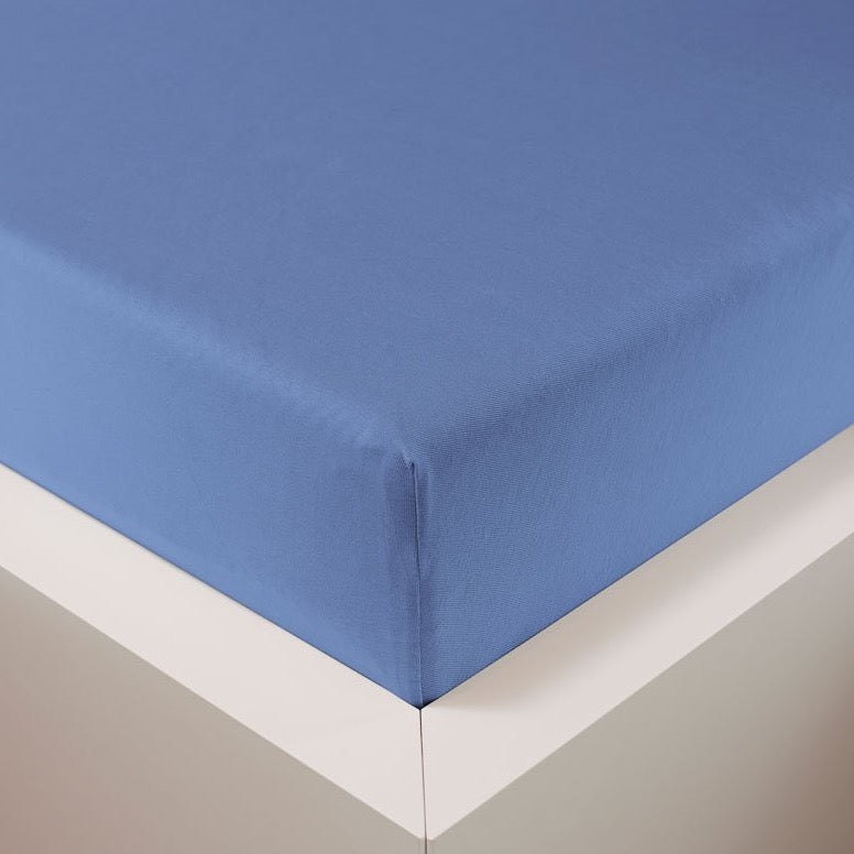 Spannleintuch_mittelblau